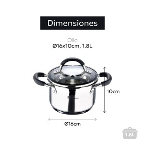 Dauerkochtopf Masterpro Ø 16 cm 1,8 L |  Weitere Küchengeräte   | C...
