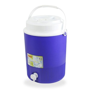 Thermoskanne mit Spenderkappe Hidalgo Wasserhahn Blau 7,5 L |  Tass...