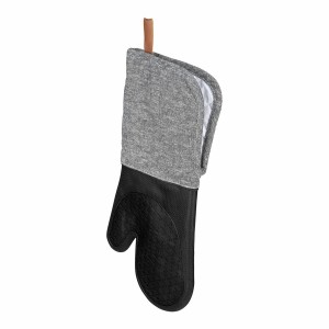 Backofenhandschuh Wenko Ada 55041100 Silikon Grau |  Küchentextilie...