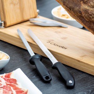 Schinkenmesser und Wetzstahl Set 3 Claveles Evo 25 cm 2 Stücke |  M...