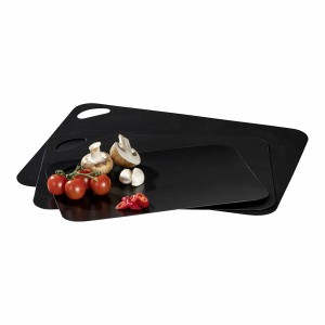 Schneidebrett-Set Wenko 55055100 Schwarz Kunststoff (3 Stücke) |  K...