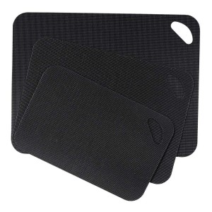 Schneidebrett-Set Wenko 55055100 Schwarz Kunststoff (3 Stücke) |  K...