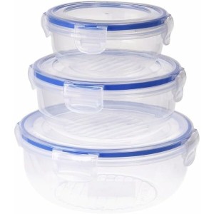Lunchbox-Set Excellent Houseware 024000670 Kunststoff kreisförmig 4...