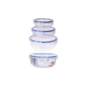 Lunchbox-Set Excellent Houseware 024000670 Kunststoff kreisförmig 4...