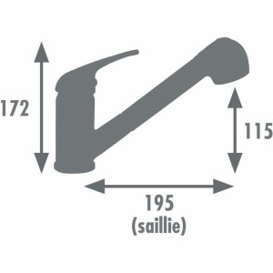 Kitchen Tap Rousseau BAGO Metall |  Wasserhähne   | Chef Up