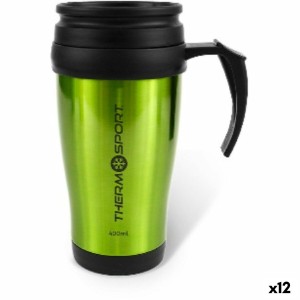 Thermobecher mit Deckel ThermoSport 400 ml (12 Stück) |  Tassen und...