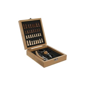 Weinzubehör-Set Home ESPRIT natürlich Bambus 15 x 17 x 5 cm |  Wein...