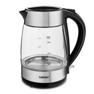 Wasserkocher Zelmer ZCK8011 Schwarz Silberfarben Edelstahl Kristall...