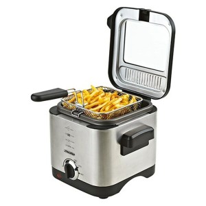Fritteuse Mesko MS 4910 Schwarz Silberfarben 900 W 1,5 L |  Fritteu...