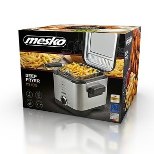 Fritteuse Mesko MS 4910 Schwarz Silberfarben 900 W 1,5 L |  Fritteu...