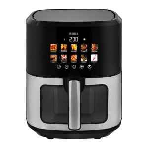 Heißluftfritteuse N'oveen AF770 Schwarz Silberfarben 1700 W 6,5 L |...