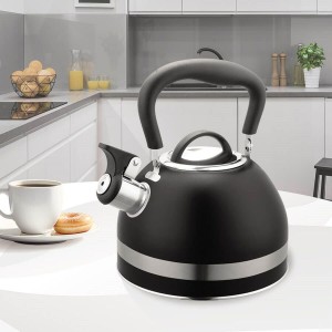 Teekanne Feel Maestro MR-1336-BLACK Schwarz Edelstahl 1,8 L |  Gläs...