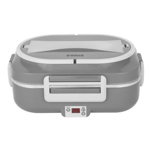 Elektrische Lunchbox N'oveen LB640 Dunkelgrau Edelstahl 24 x 11 x 1...