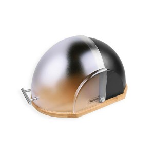 Brotkorb Feel Maestro MR-1678-BLACK Schwarz Silberfarben Durchsicht...
