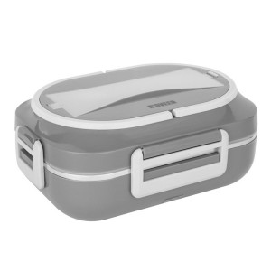Lunchbox N'oveen LB540 Dunkelgrau Edelstahl 1 L 24 x 11 x 18,5 cm |...