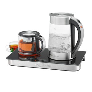 Wasserkocher mit Elektrischer Teekanne Proficook PC-TKS 1056 Stahl ...