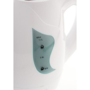 Wasserkocher mit Elektrischer Teekanne Adler AD 08w Weiß 850 W 1 L ...