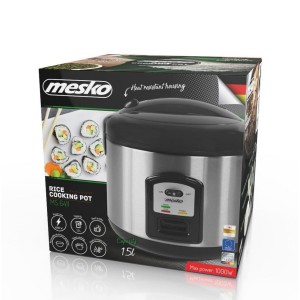 Reiskocher Adler MS 6411 Schwarz 1000 W 1,5 L |  Reiskocher   | Che...