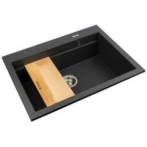 Schneidebrett Pyramis Siros Holz rechteckig 24 x 10,5 x 16,5 cm |  ...