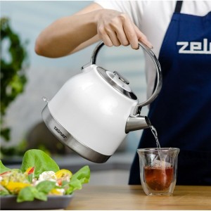 Wasserkocher Zelmer ZCK7940 Weiß Grau Edelstahl 2200 W 1,5 L |  Was...