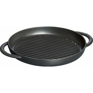 Grillofen Zwilling STAUB Schwarz Ø 26 cm Metall |  Pfannen und Töpf...