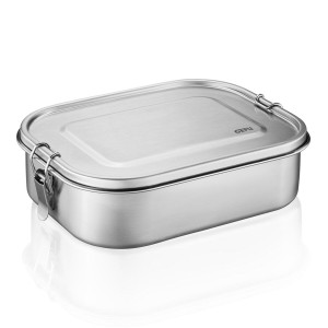 Lunchbox Gefu G-12735 Silberfarben Edelstahl Silizium |  Brotdosen,...