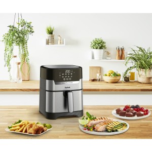 Heißluftfritteuse Tefal EY505D15 4,2 L Schwarz Grau Stahl |  Fritte...