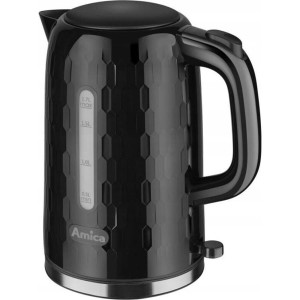 Wasserkocher Amica KM 3010 Schwarz Kunststoff 2200 W 1,7 L |  Wasse...