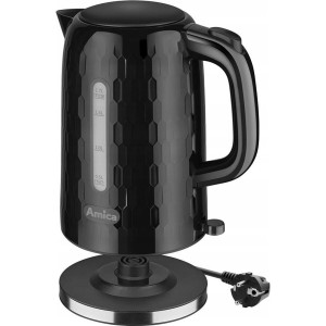 Wasserkocher Amica KM 3010 Schwarz Kunststoff 2200 W 1,7 L |  Wasse...