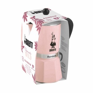 Italienische Kaffeemaschine Bialetti Primavera Rainbow Rosa Alumini...