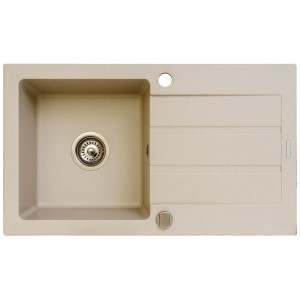 Einfachspülbecken Maidsinks 76 x 44 cm Beige |  Waschbecken   | Che...