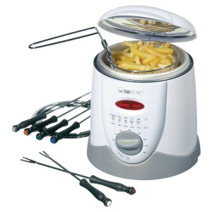 Fritteuse Clatronic FFR 2916 Weiß Grau 900 W 1 L 19 x 2 x 19 cm |  ...