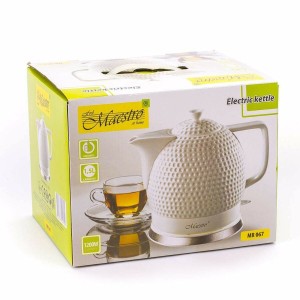 Wasserkocher Feel Maestro MR-067 Weiß Keramik 1200 W 1,2 L |  Wasse...