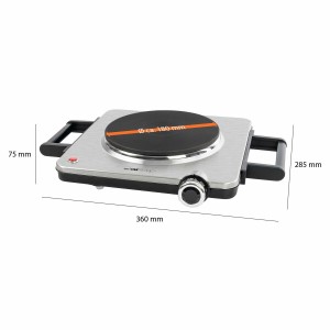 Elektrische Heizplatte Clatronic EKP 3788 1500 W |  Kochplatten   |...