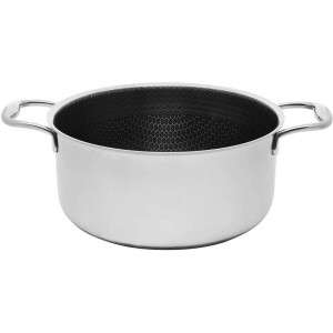 Kochtopf mit Deckel Kohersen 71104 Silberfarben Edelstahl Aluminium...