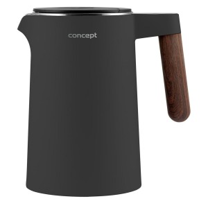 Wasserkocher Concept RK3305 Dunkelgrau Holz 1850-2200 W 1,5 L |  Wa...