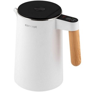 Wasserkocher Concept RK-3300 Weiß 2200 W 1,5 L Edelstahl |  Wasserk...