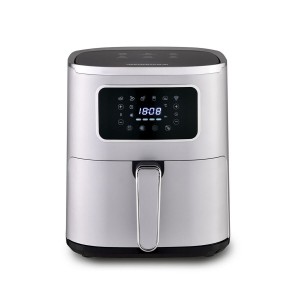 Heißluftfritteuse Heinrich's HFR 8216 SREBRNA Silberfarben 1450 W 5...