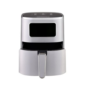 Heißluftfritteuse Heinrich's HFR 8216 SREBRNA Silberfarben 1450 W 5...