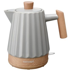 Wasserkocher Concept RK0091 Hellgrau Keramik 1500 W 1,5 L |  Wasser...
