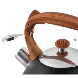 Teekanne Promis TMC12 Schwarz Holz Stahl 3 L |  Gläser und Krüge   ...