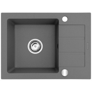 Einfachspülbecken Maidsinks 62 x 44 cm Grau |  Waschbecken   | Chef Up