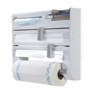 Küchenpapierrollenhalterung Leifheit 25723 Weiß Kunststoff |  Weite...