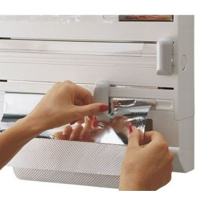 Küchenpapierrollenhalterung Leifheit 25723 Weiß Kunststoff |  Weite...