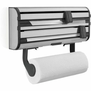 Küchenpapierrollenhalterung Leifheit 25793 Schwarz Aluminium Kunsts...