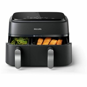 Heißluftfritteuse Philips NA351/00 Schwarz Silberfarben 2750 W 9 L ...