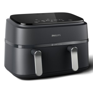 Heißluftfritteuse Philips NA351/00 Schwarz Silberfarben 2750 W 9 L ...