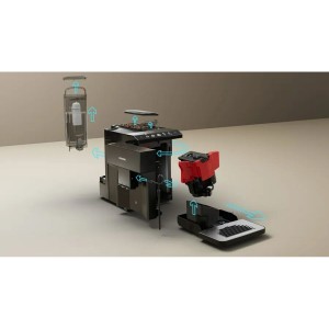 Superautomatische Kaffeemaschine Siemens AG TP511R09 Schwarz 1500 W...