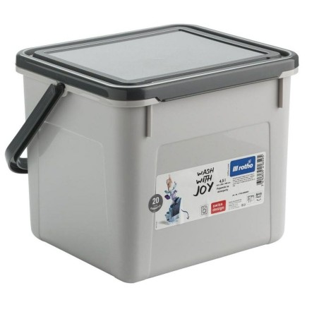 Behälter Rotho Basic Grau 4,5 L rechteckig |  Geschirr, Tabletts un...