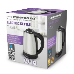 Wasserkocher Esperanza EKK104X Edelstahl Kunststoff 2200 W 1,8 L | ...